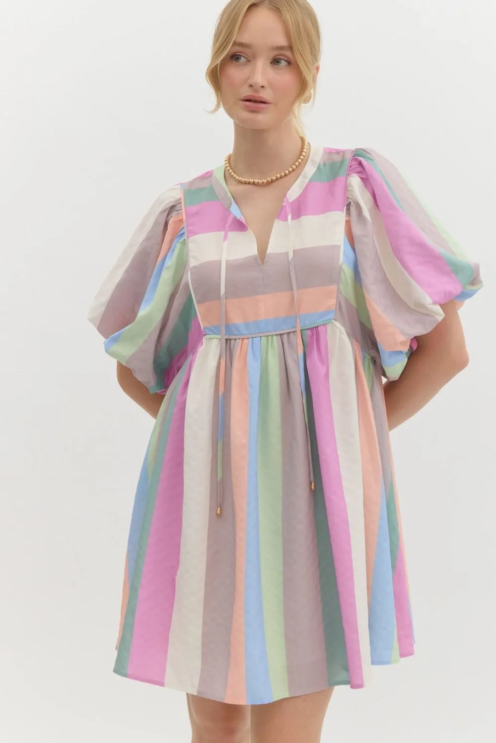 Double the Fun Dress Pastel