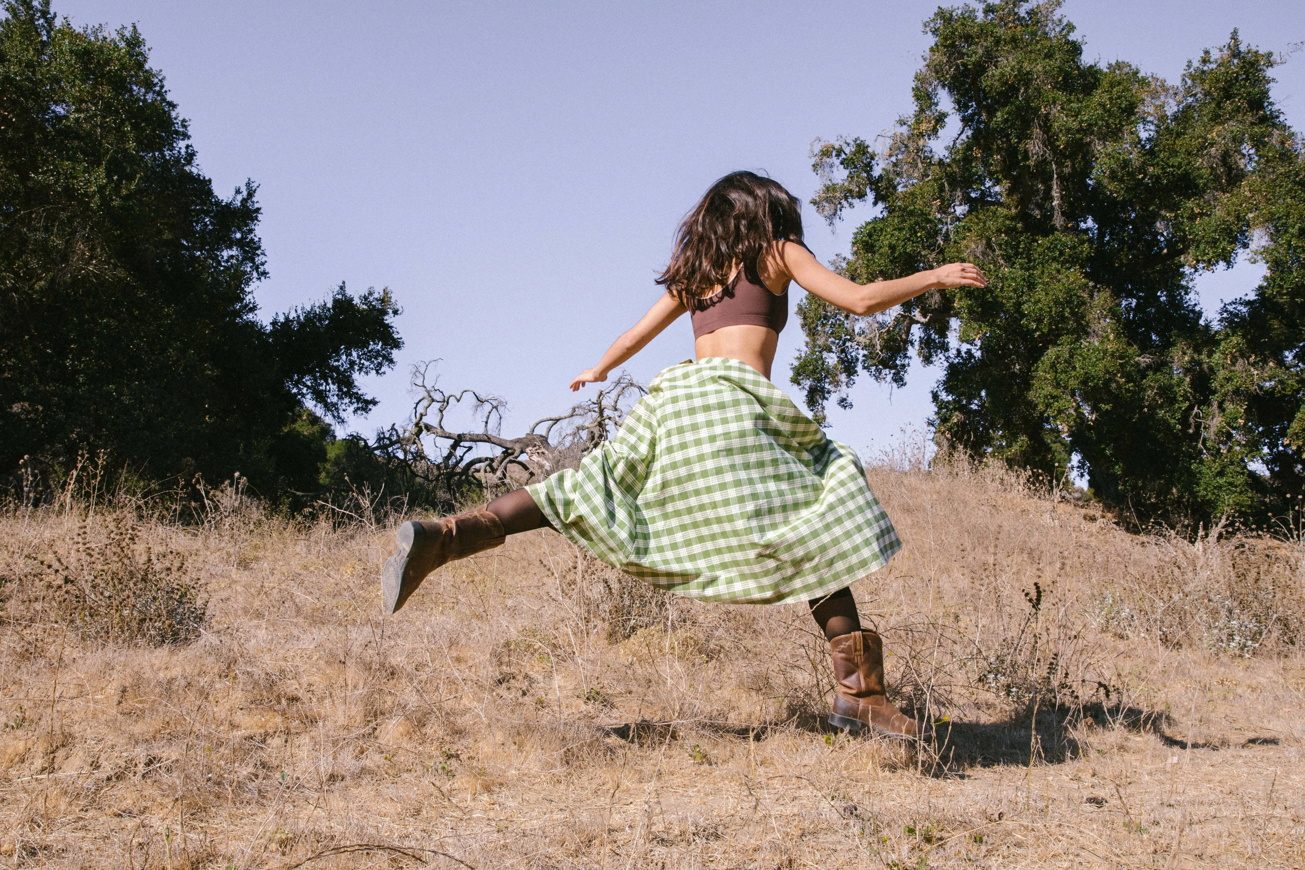 DREAM SKIRT IN PALAKA SAGE