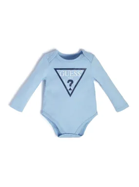 Eco Blue Core Logo Bodysuit (3-18M)