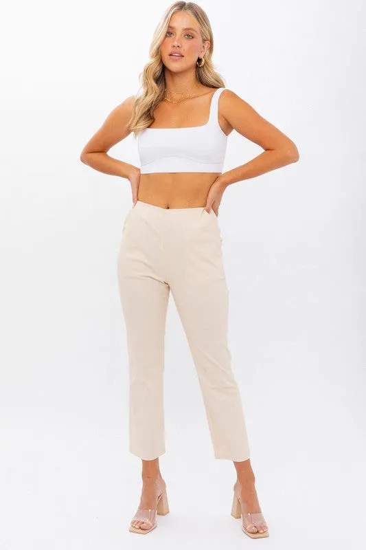 Elevated Ease High Waist Cropped Pants