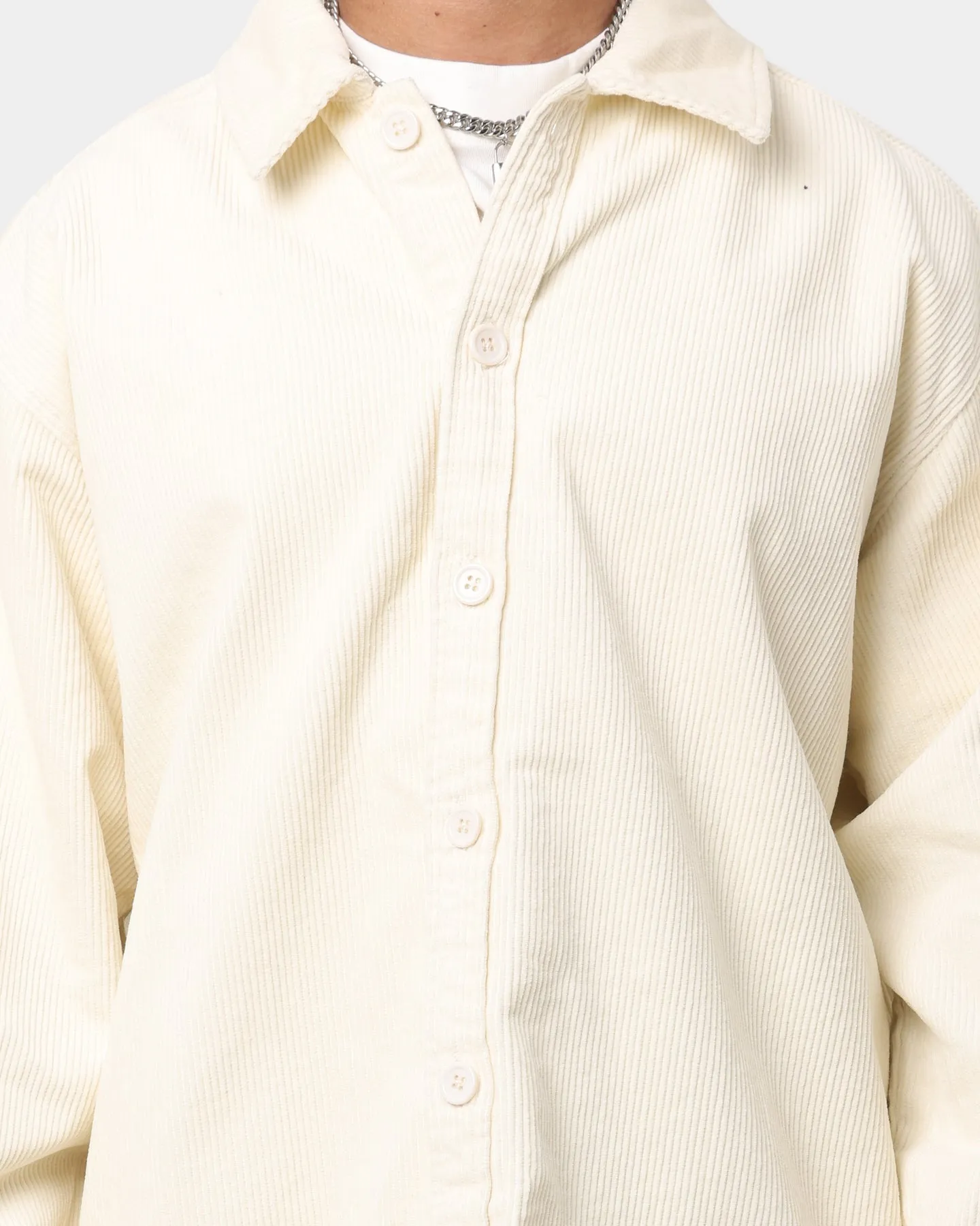 EN ES Choppa Corduroy Shirt Off White