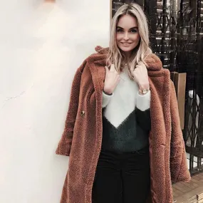 Faux Fur Teddy Coat