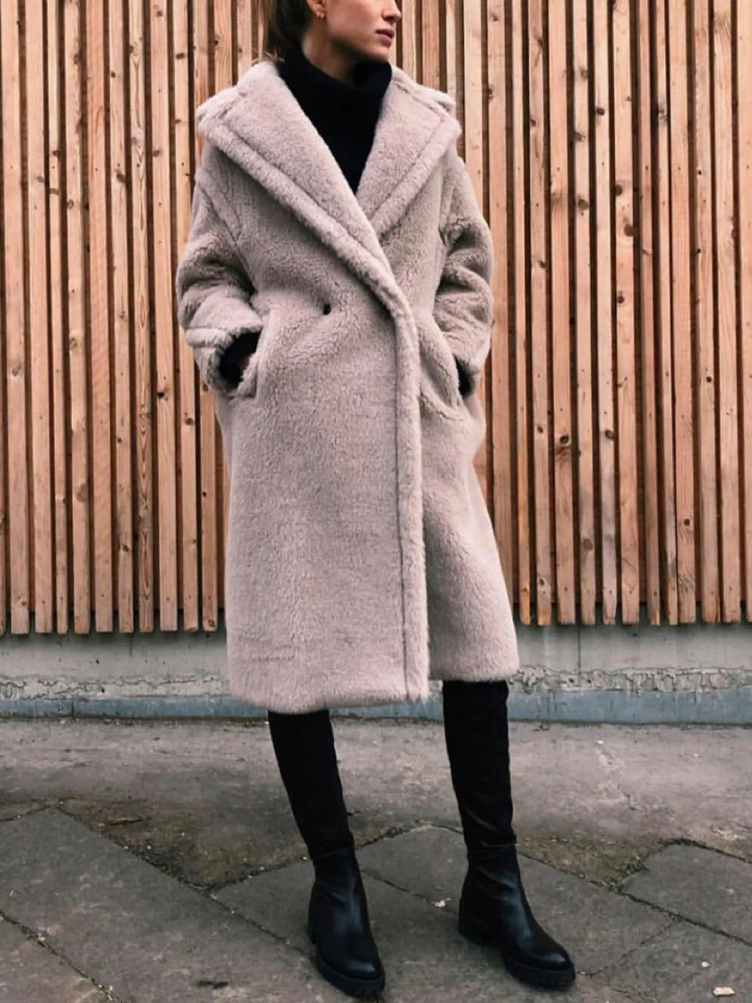 Faux Fur Teddy Coat