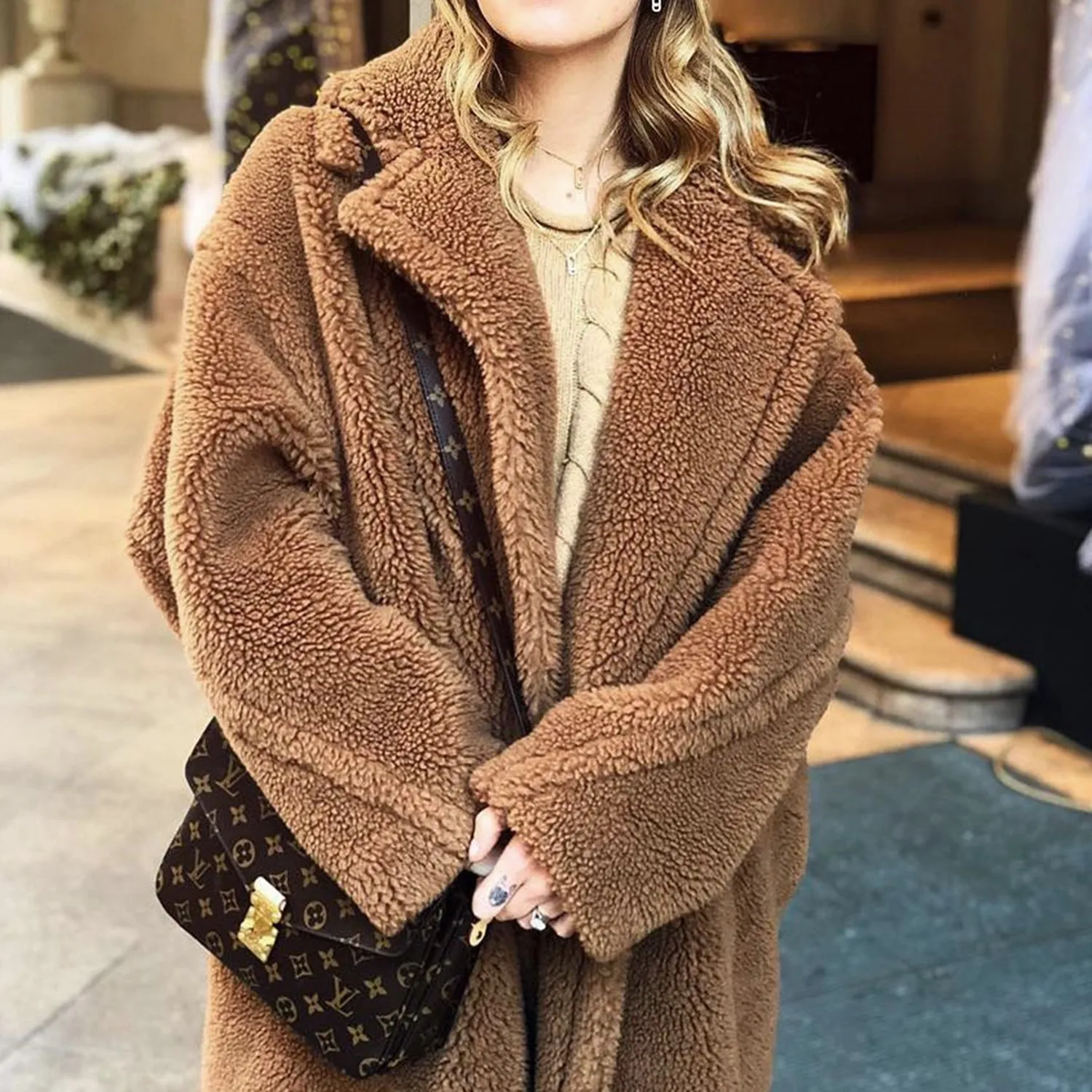 Faux Fur Teddy Coat