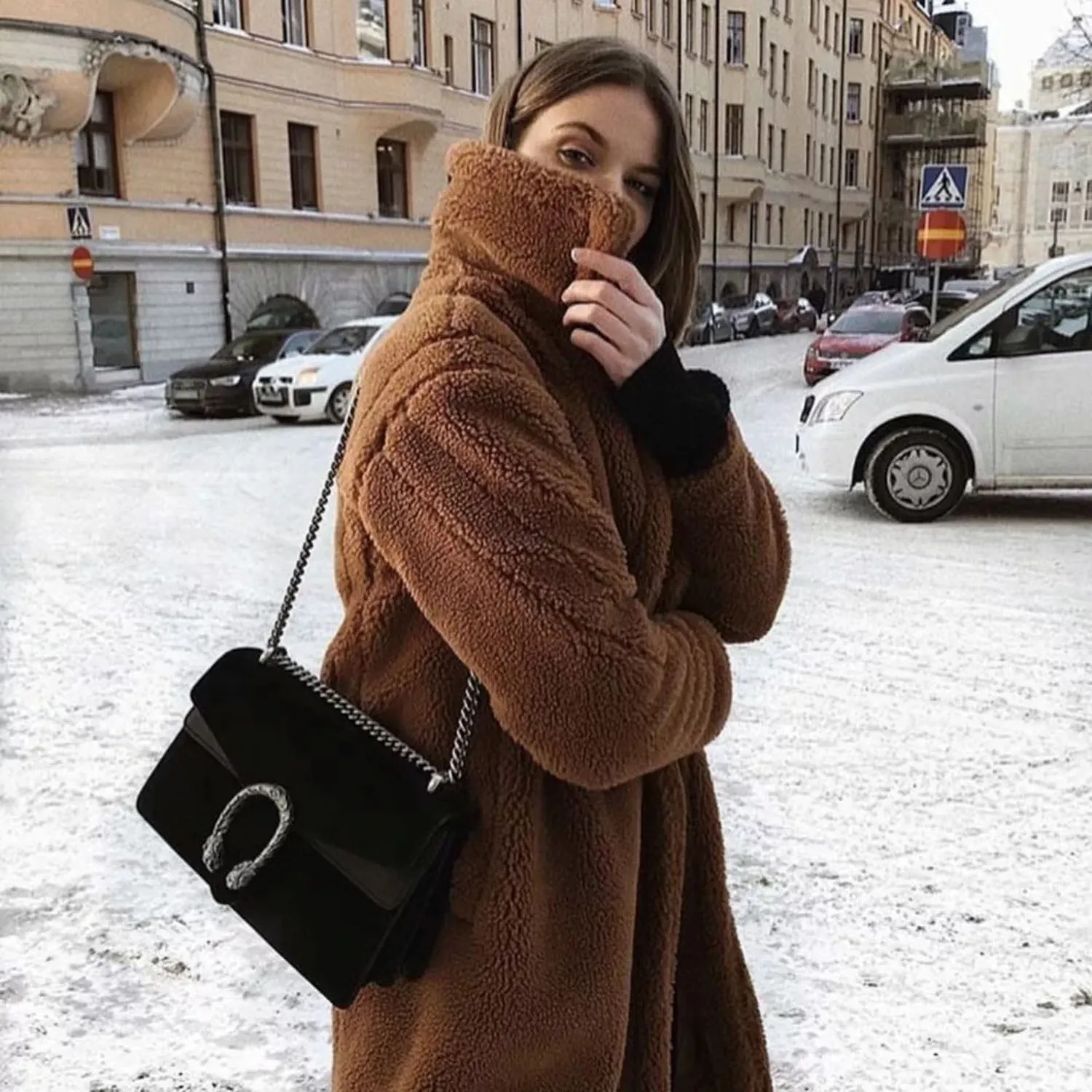 Faux Fur Teddy Coat