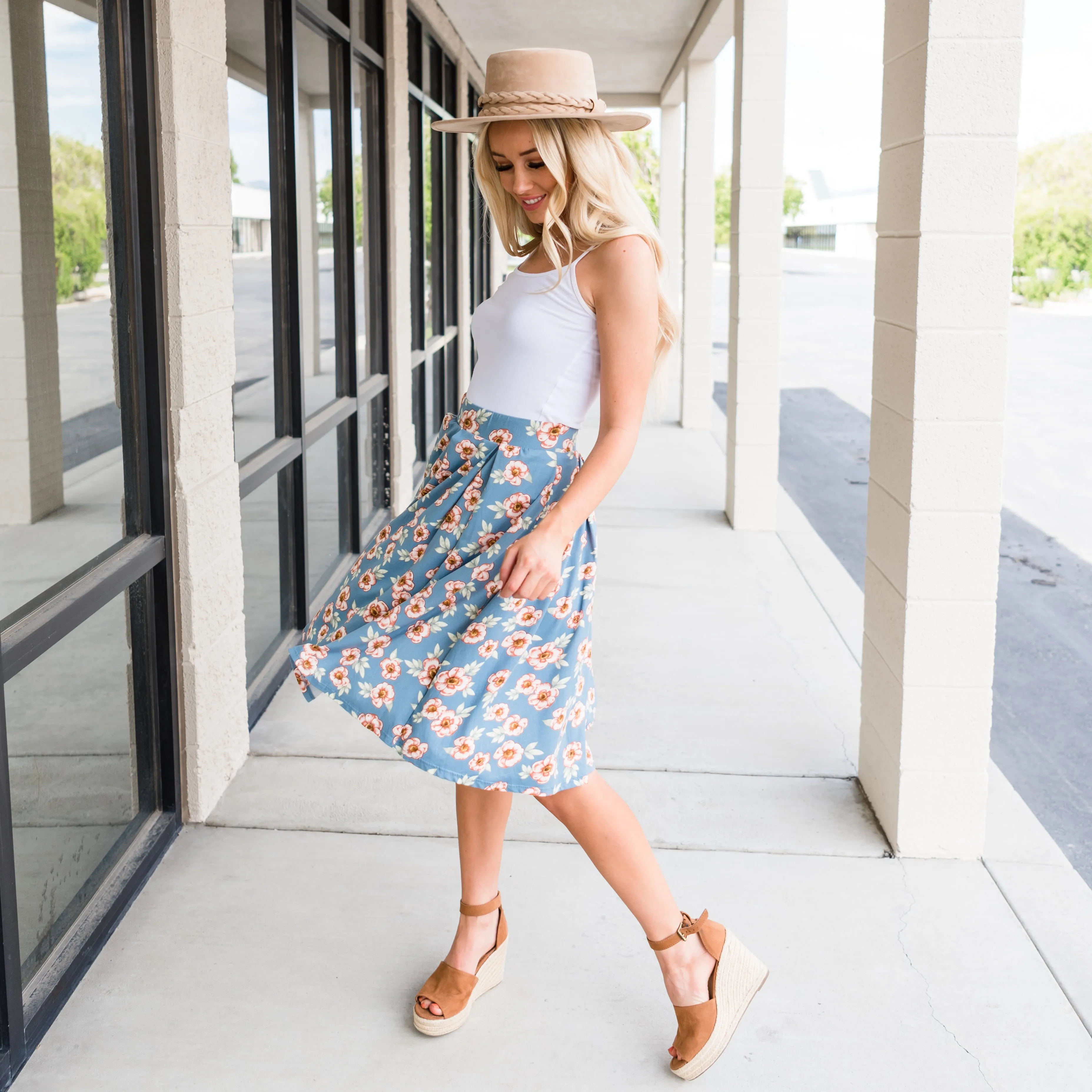 Favorite Floral Skirt