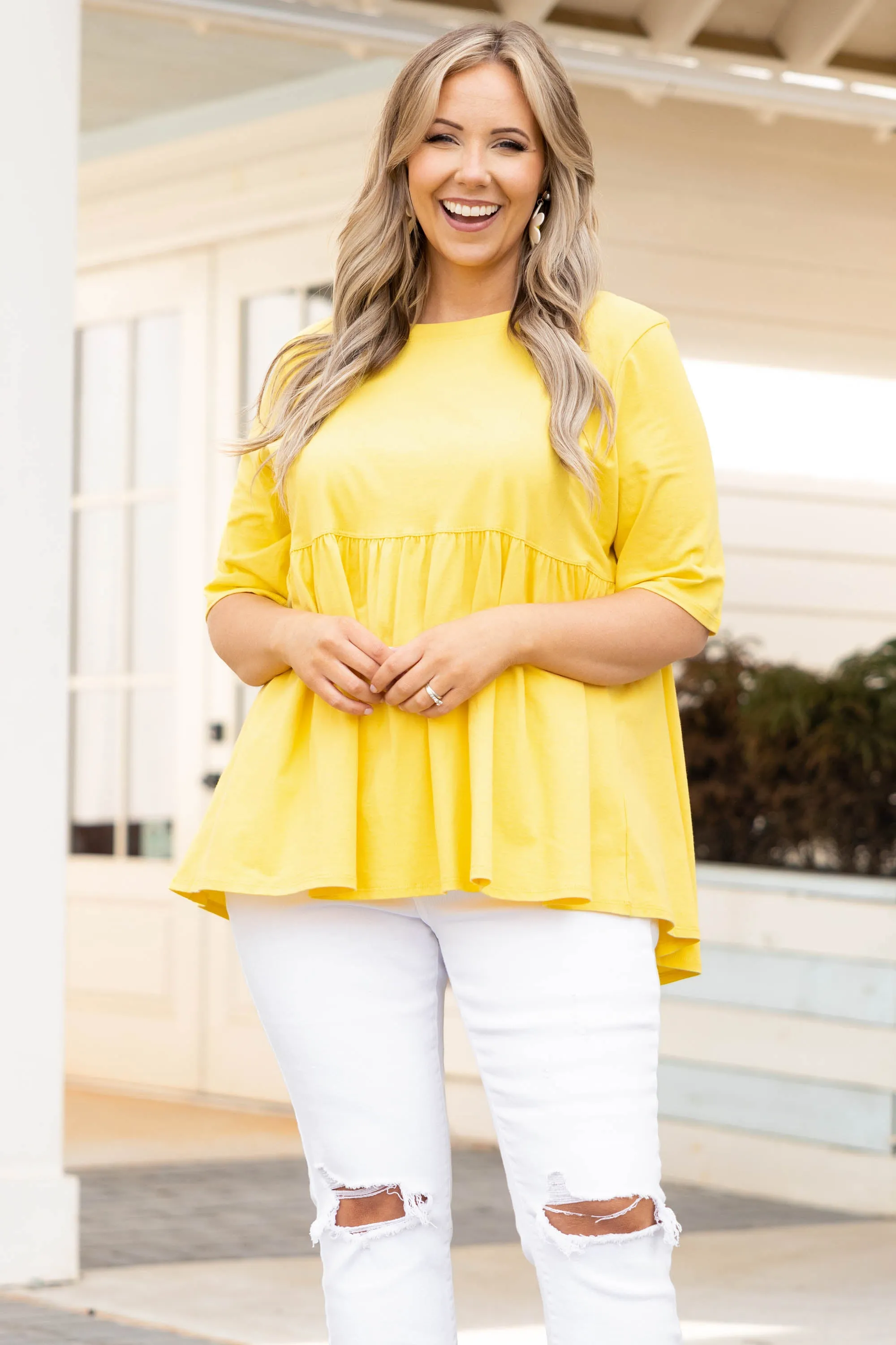 Fearless Soul Top, Yellow