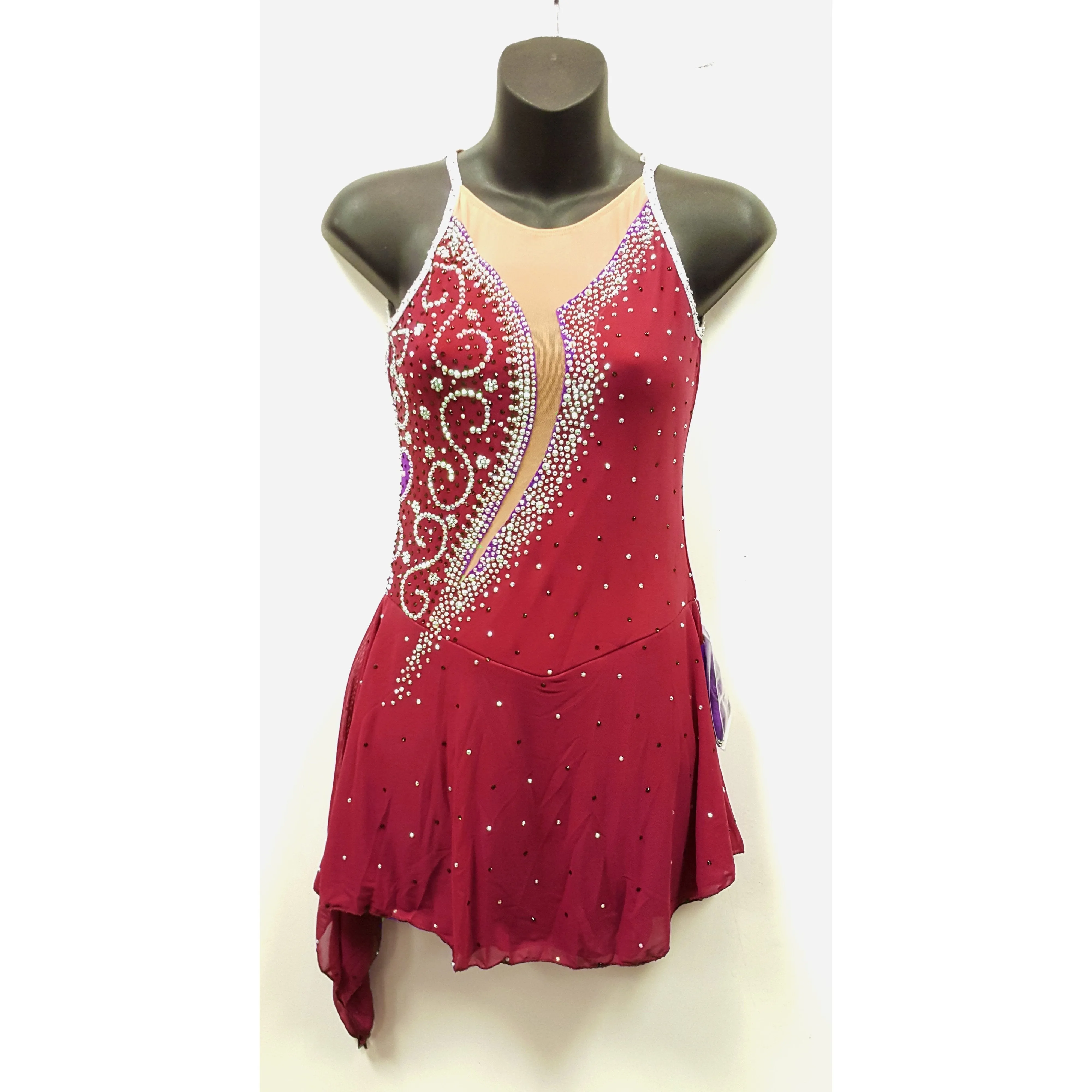 Figure Skating Dress - 100's Preciosa Tchech Crystals (SU150)