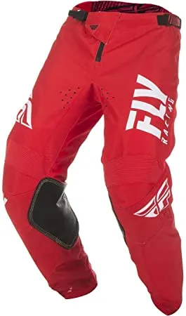 Fly Racing 2019 Kinetic Shield Youth MX Pants - Red / White