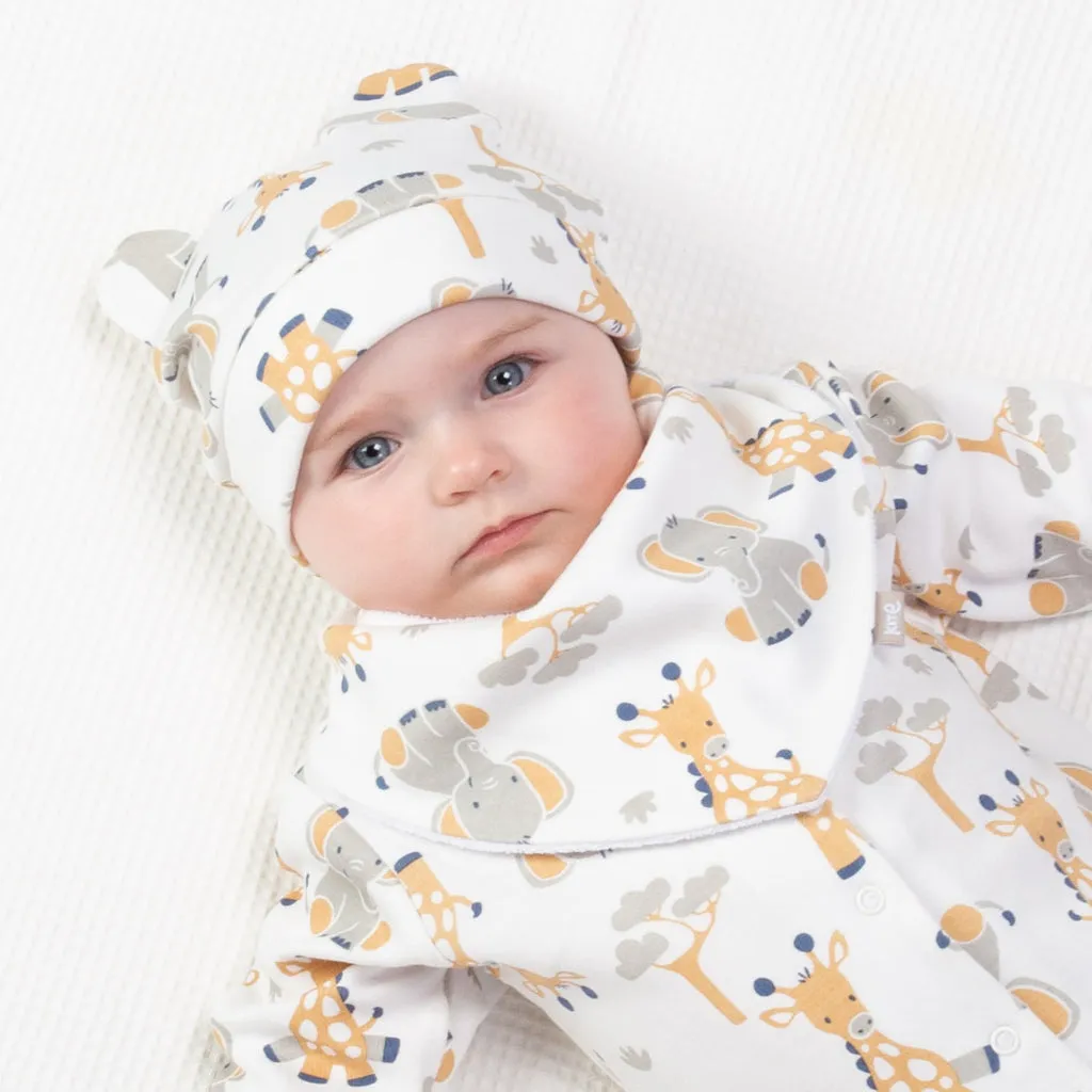 Giraffe and elephant hat: Size 6-12M