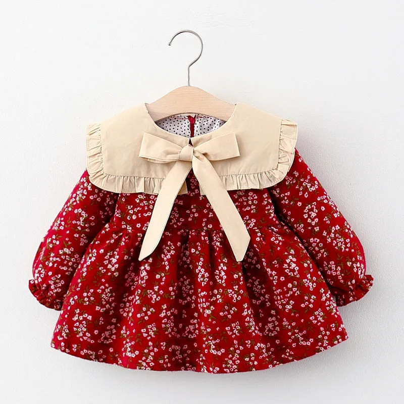 Girls Fashion Personality Floral Princess Dress