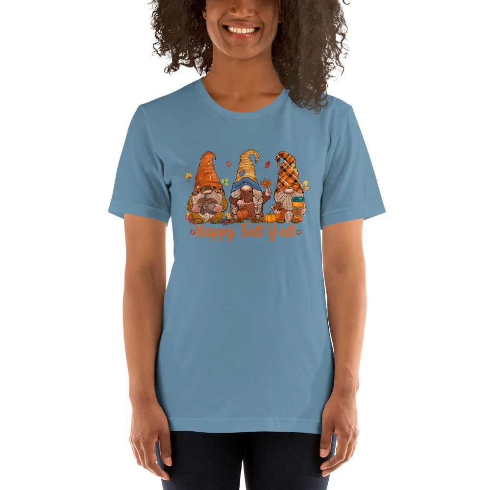 Gnome Happy Fall Y'all Shirt