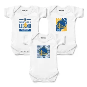 Golden State Warriors 3-Pack Bodysuits