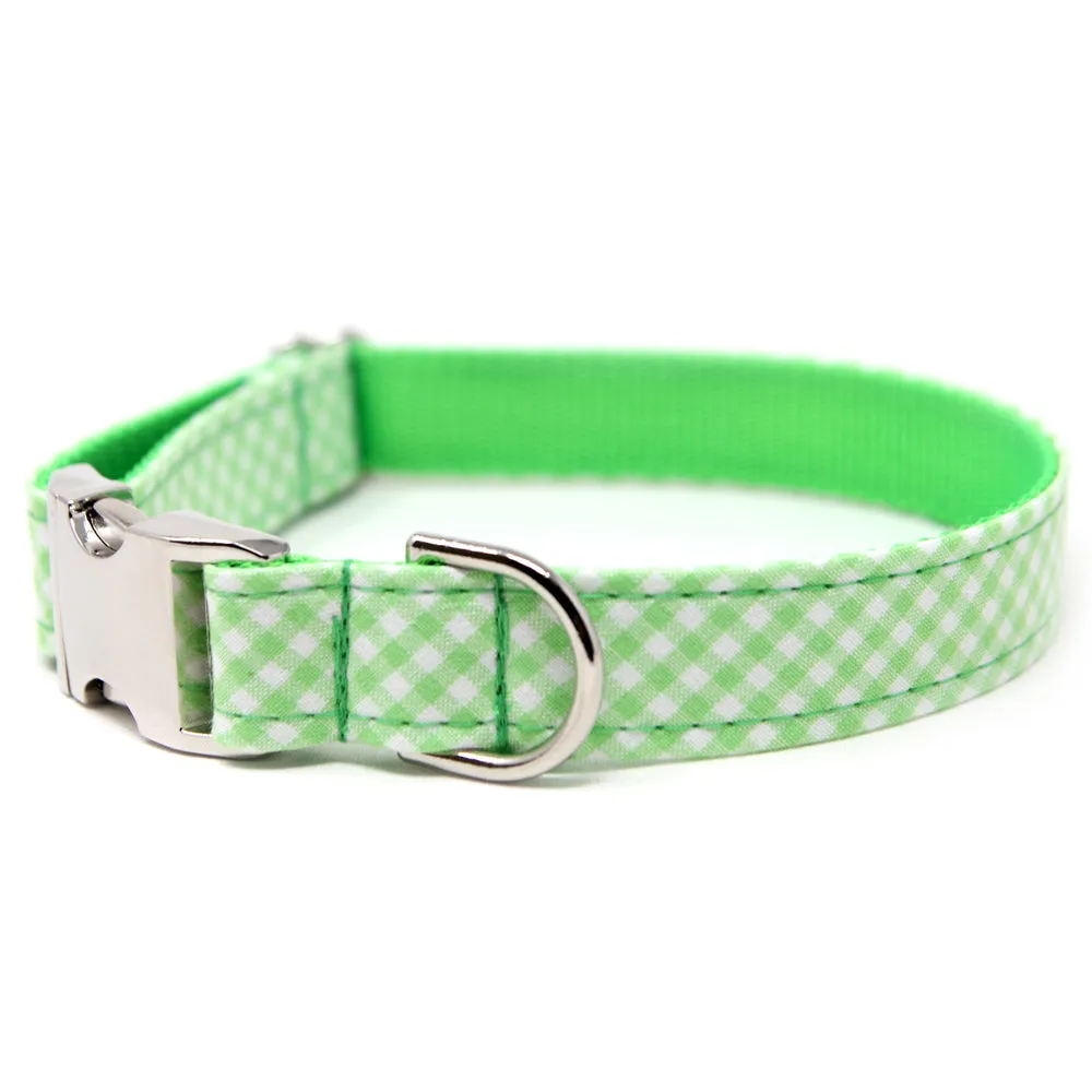 Green Gingham Bowtie