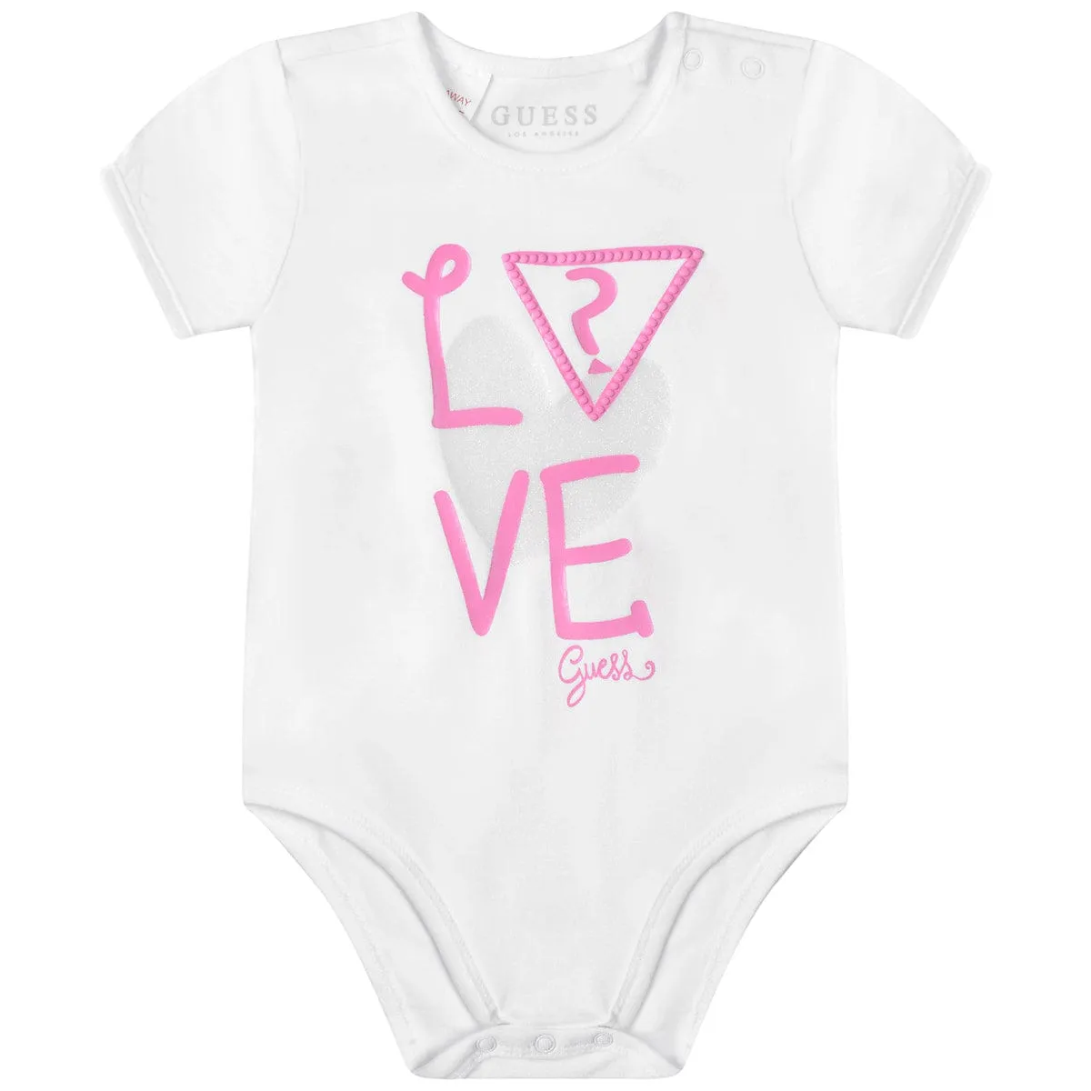 Guess Baby Girls Bodysuit - Cotton Jersey Bodysuit Set