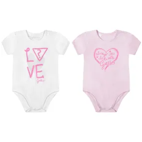 Guess Baby Girls Bodysuit - Cotton Jersey Bodysuit Set