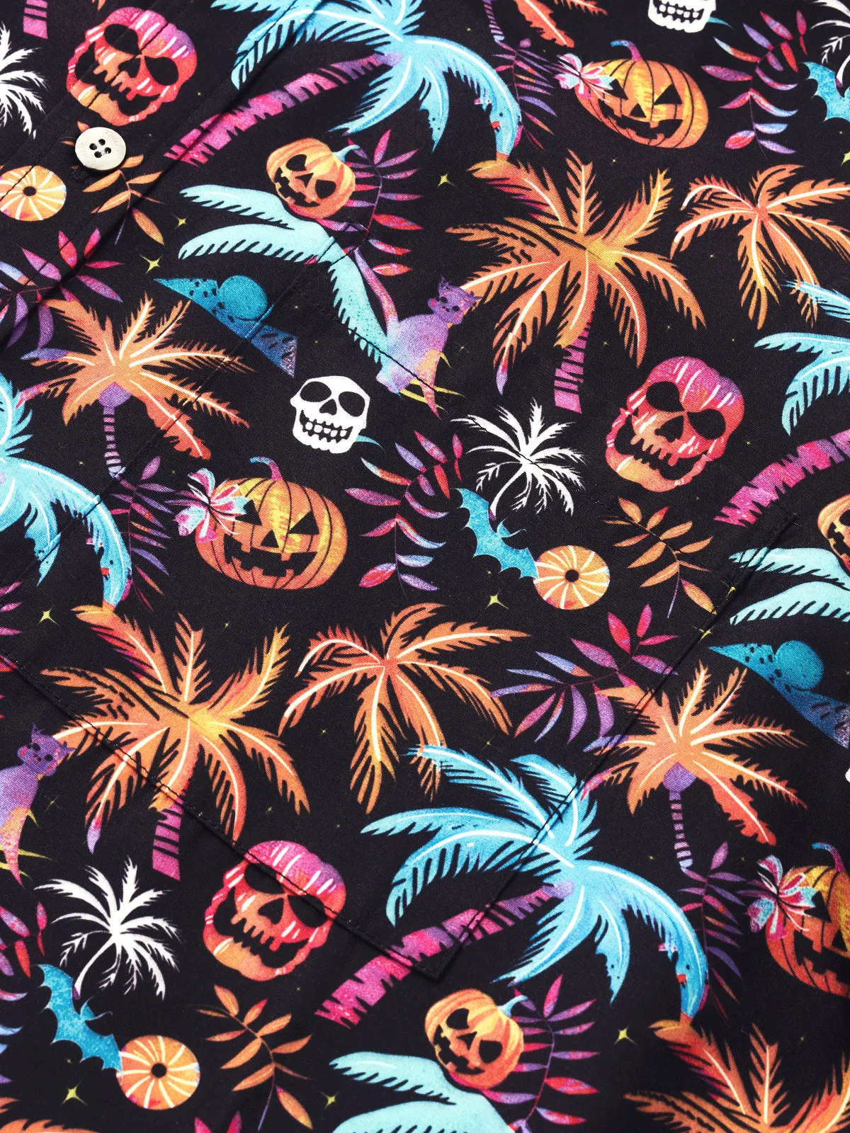 Hawaiian Halloween Fusion Style Shirt