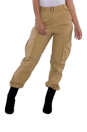 High Waist Cargo Pants