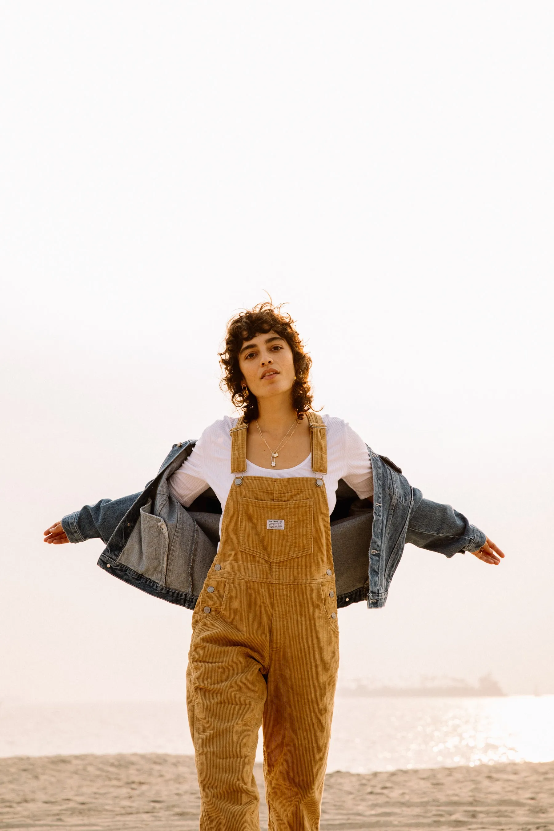 Iced Coffee Vintage Overalls