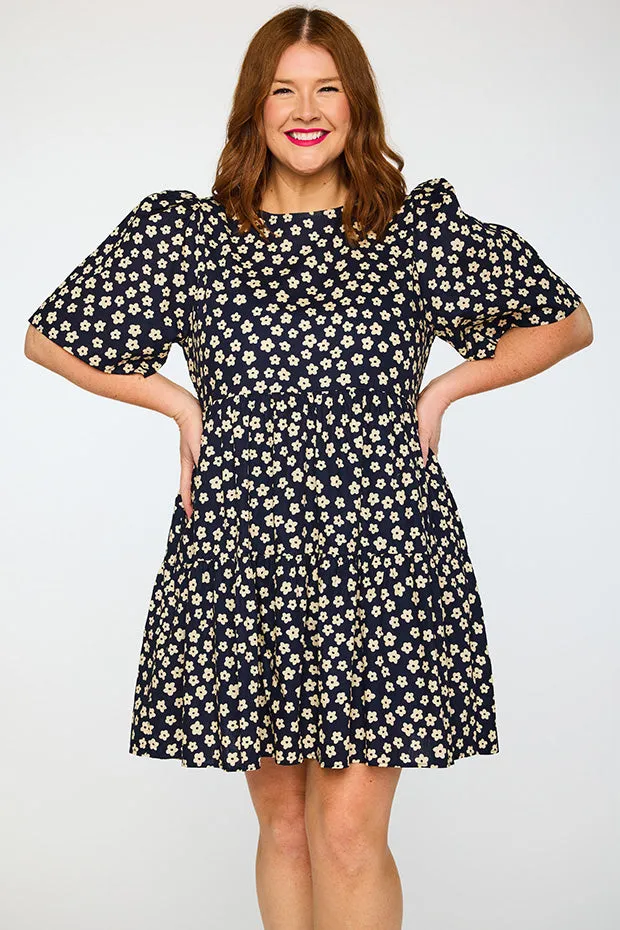 Isadora Navy Sweet Daisy Dress