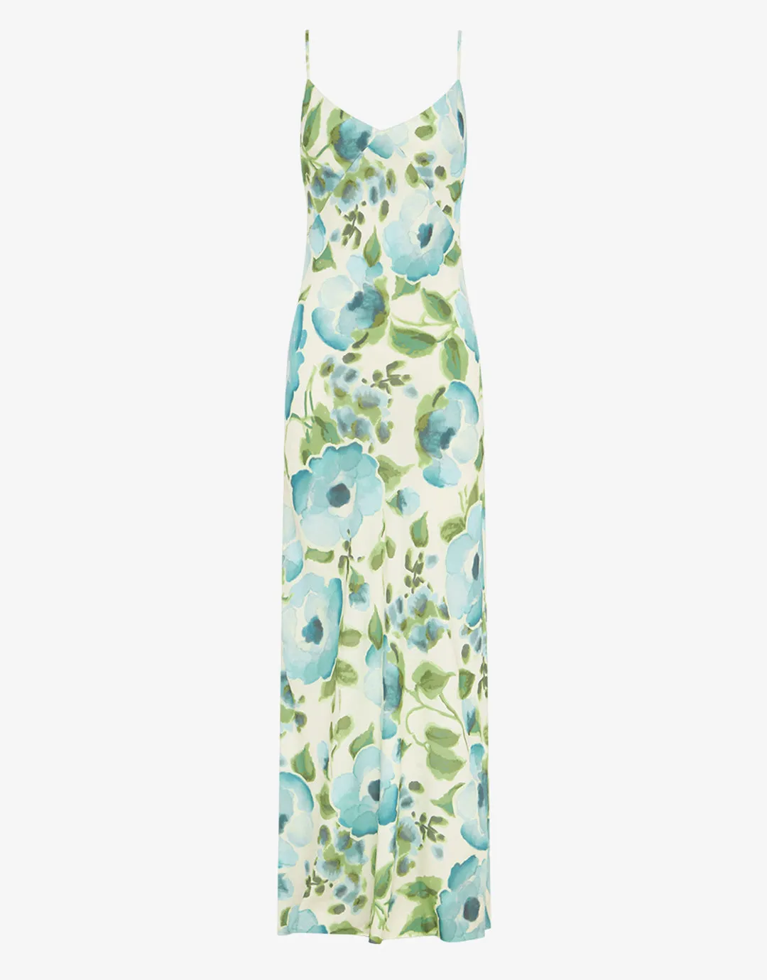 Isles Slip Maxi Dress - Watercolour