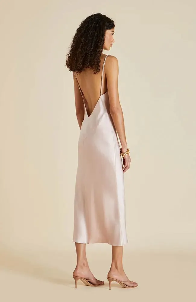 Issa Oyster Silk Slip Dress