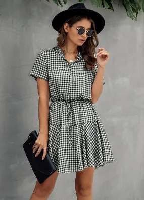 Jacie Plaid Mini Dress