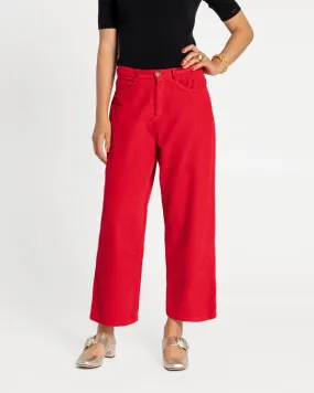 Jane Corduroy Pant Red