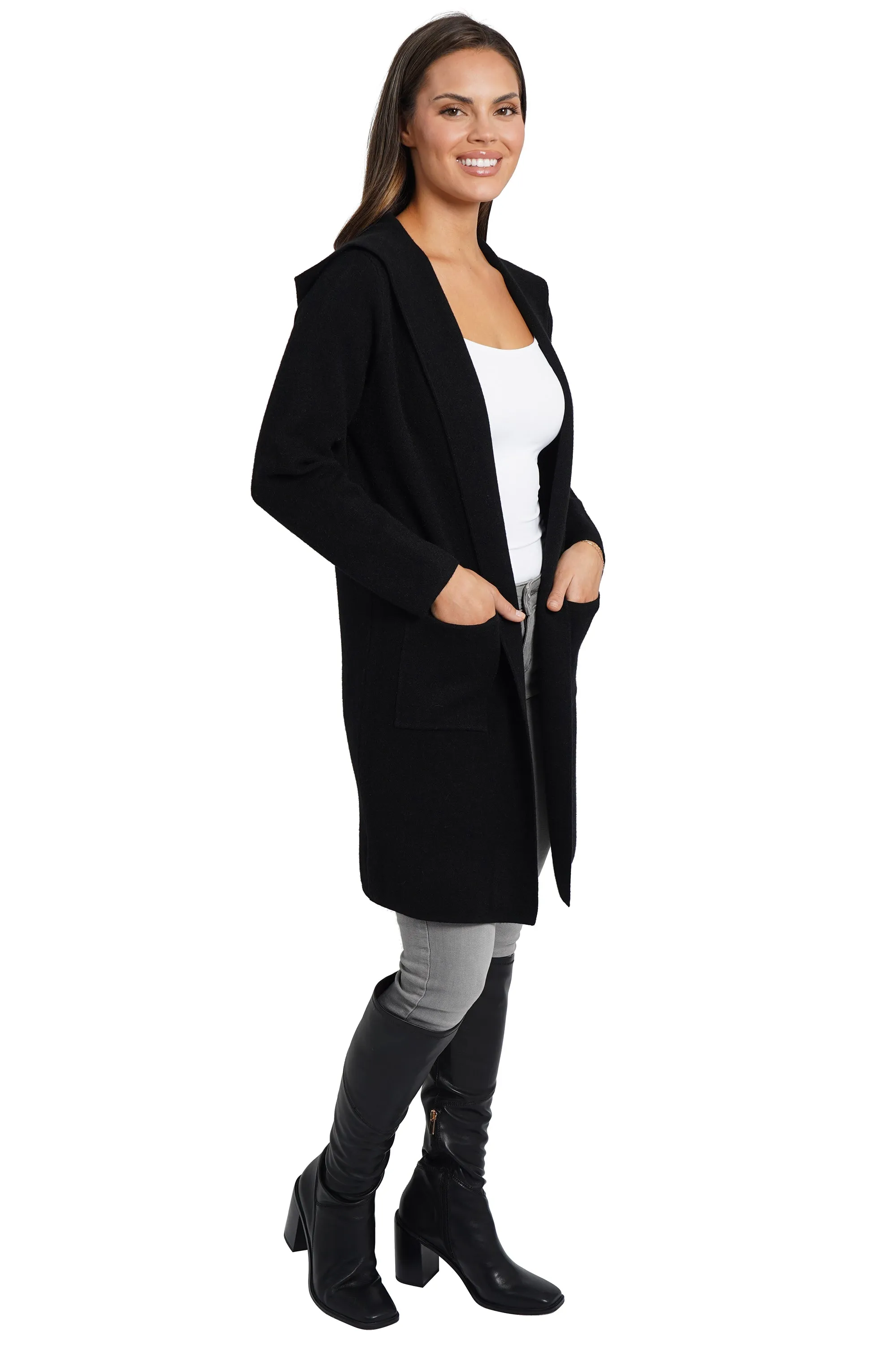 Jennifer Hooded Cardigan