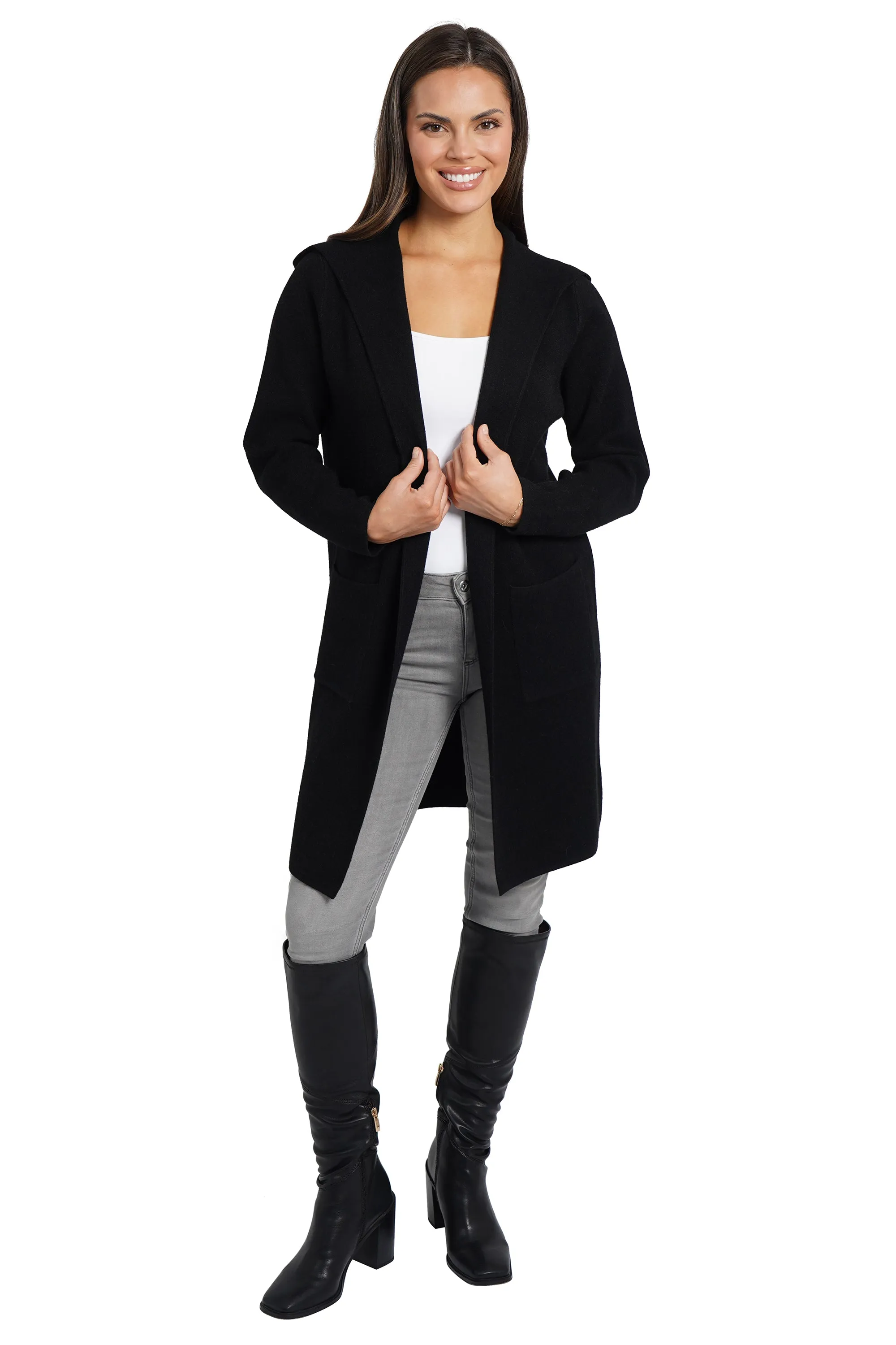 Jennifer Hooded Cardigan