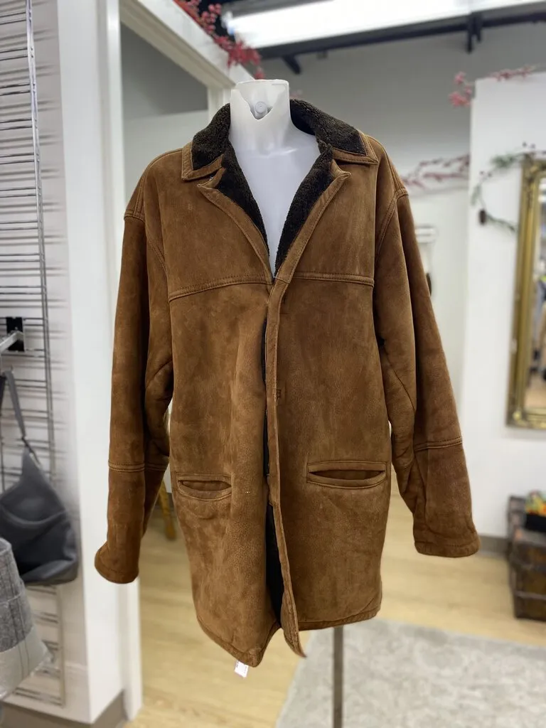 JJ Farmer shearling coat M