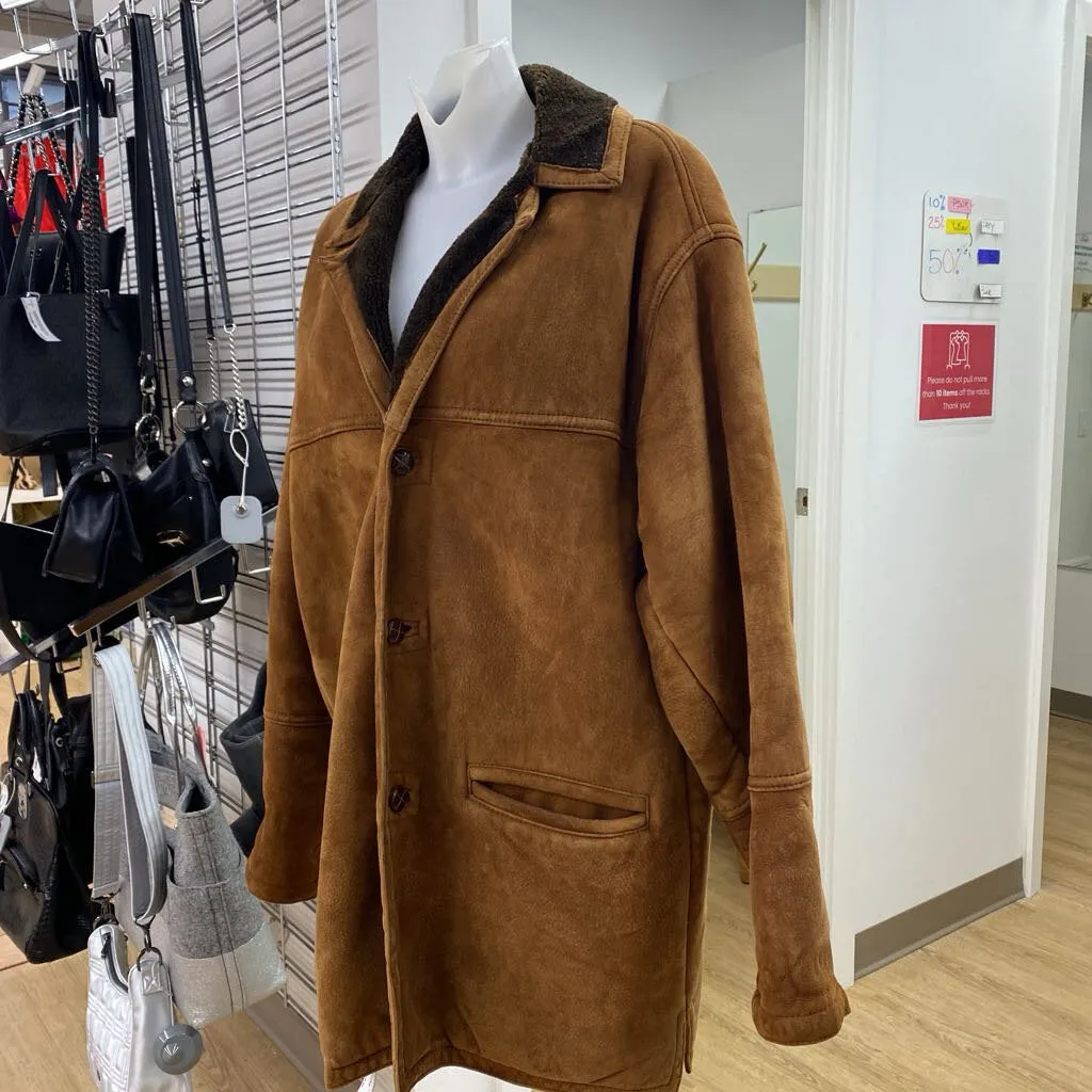 JJ Farmer shearling coat M