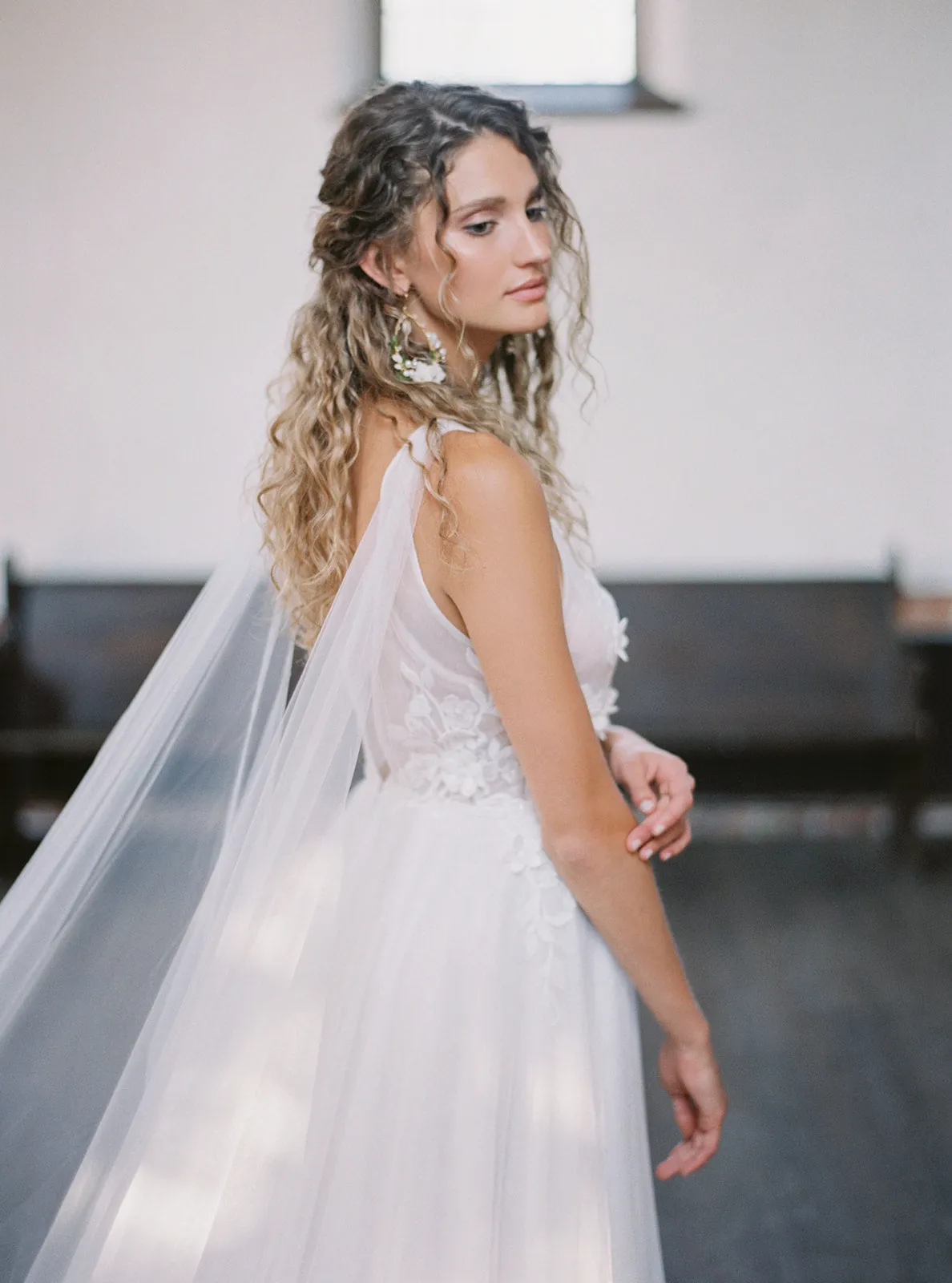 KAYA | Bridal Cape Veil