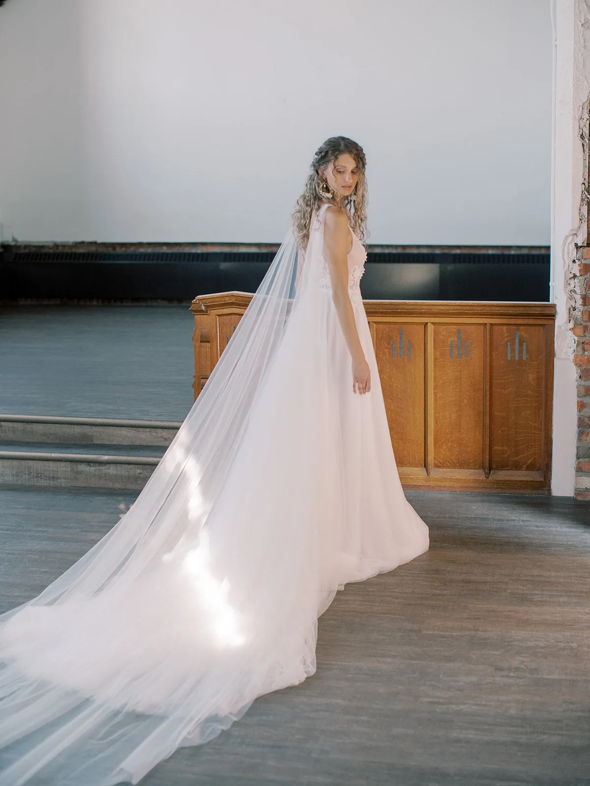 KAYA | Bridal Cape Veil