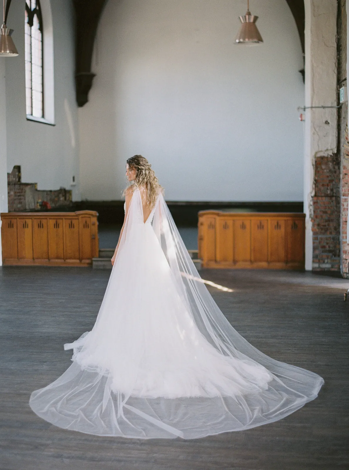 KAYA | Bridal Cape Veil