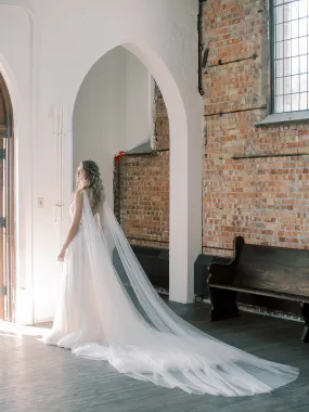 KAYA | Bridal Cape Veil