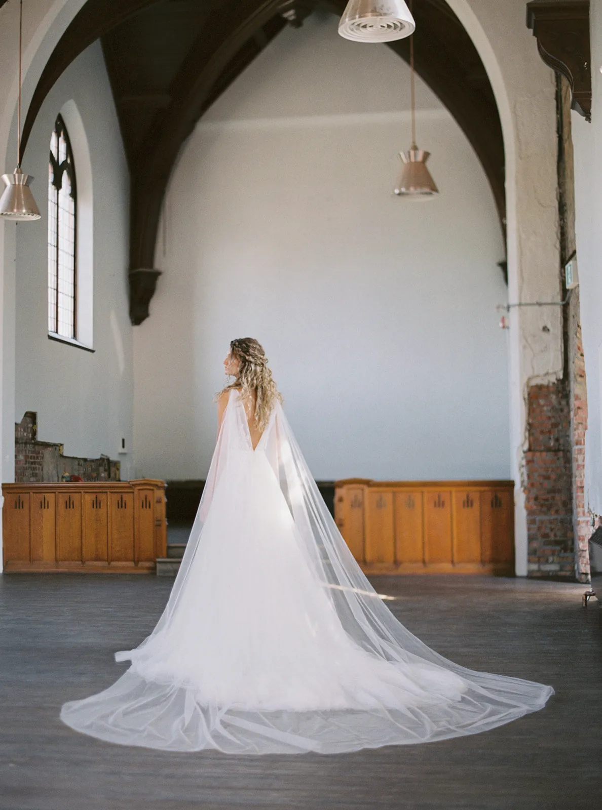 KAYA | Bridal Cape Veil