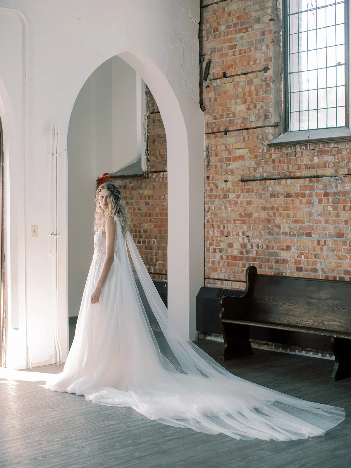 KAYA | Bridal Cape Veil