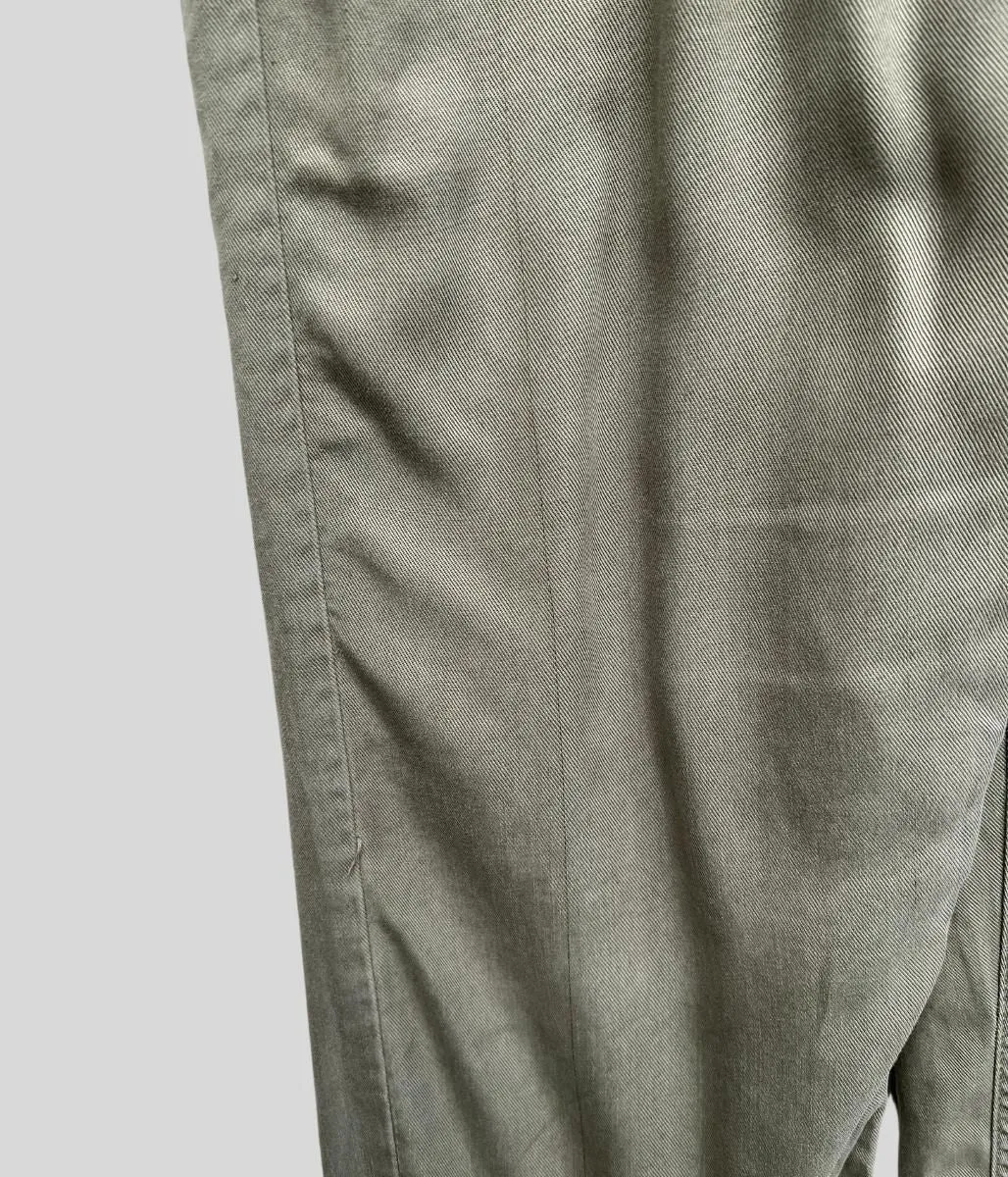 Khaki Tencel Trousers Seconds