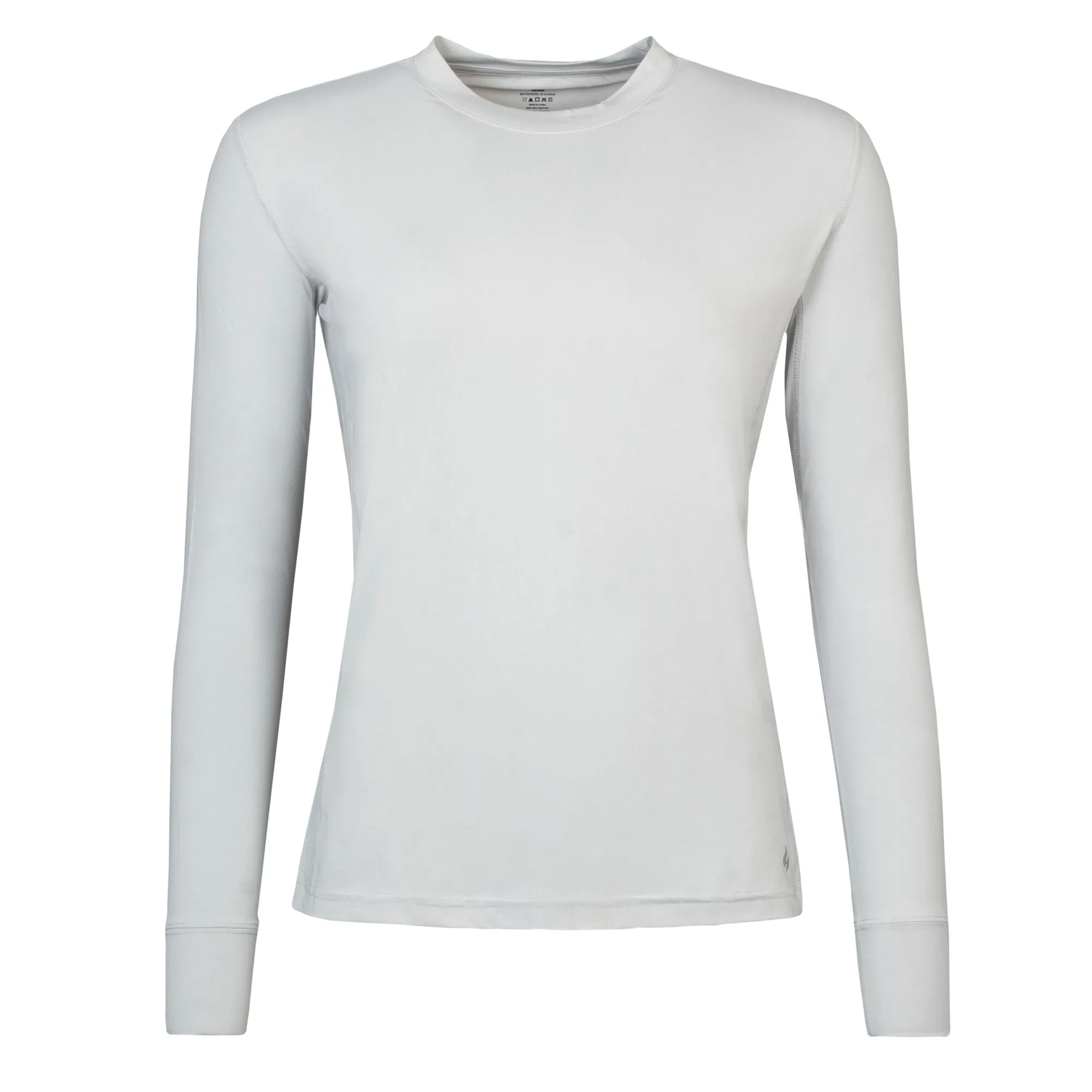 Ladies Performance Long Sleeve T-Shirt - Silver Grey