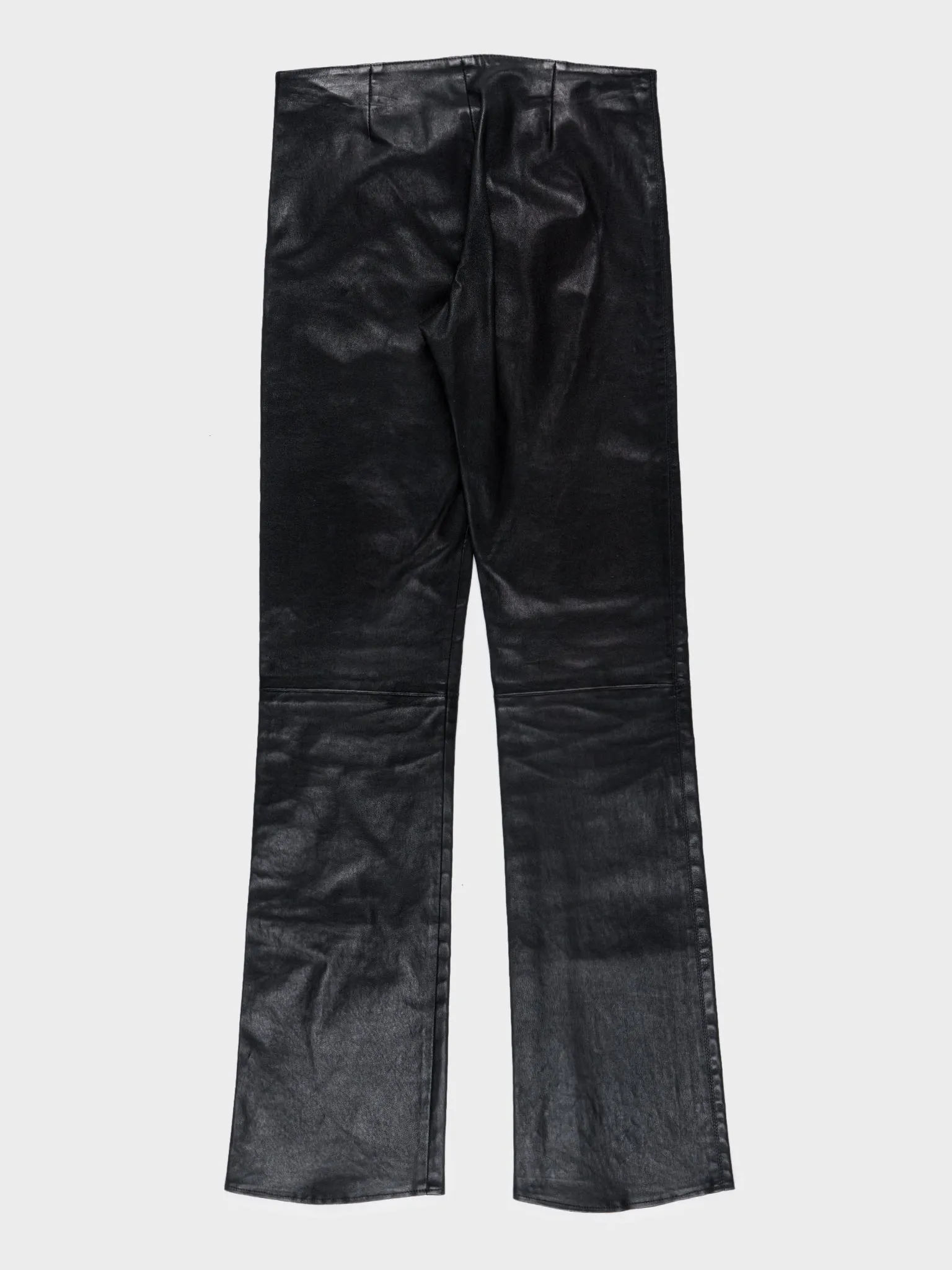 Leather Flerknee Trousers