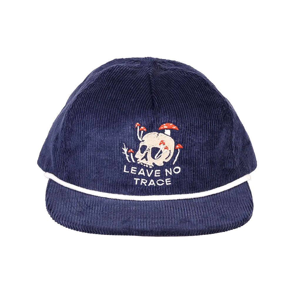 Leave No Trace Hemp Corduroy Strapback | Blue