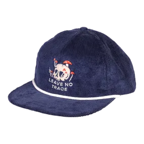 Leave No Trace Hemp Corduroy Strapback | Blue