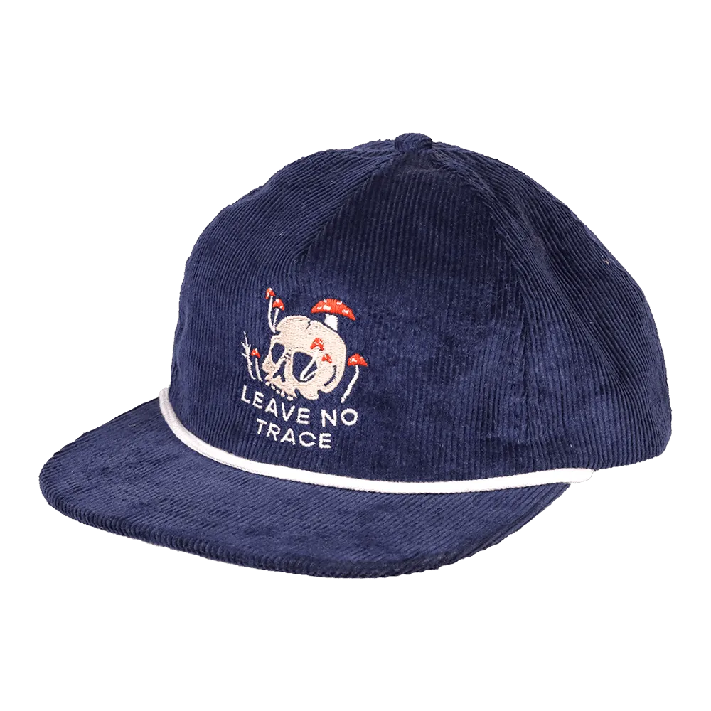 Leave No Trace Hemp Corduroy Strapback | Blue