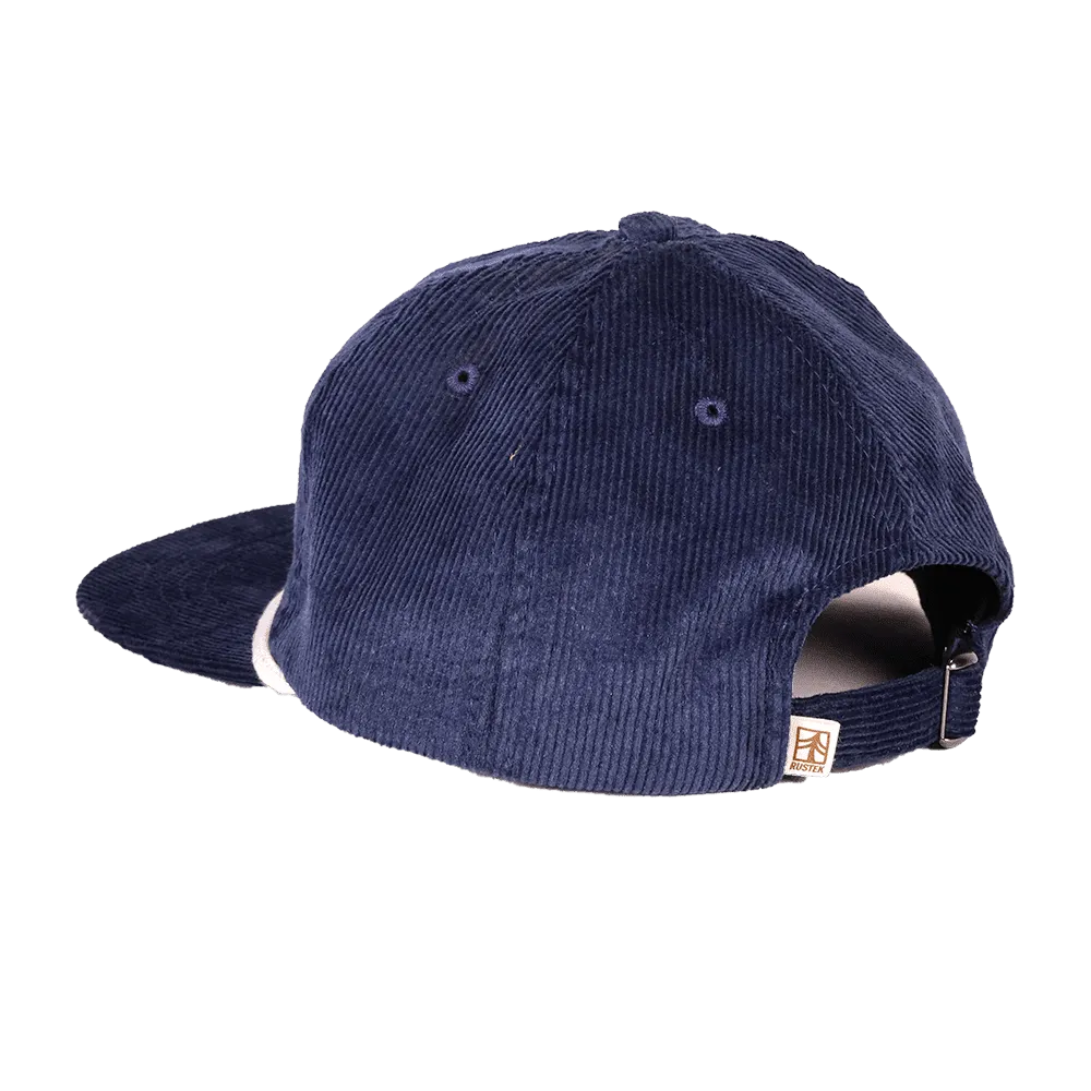 Leave No Trace Hemp Corduroy Strapback | Blue