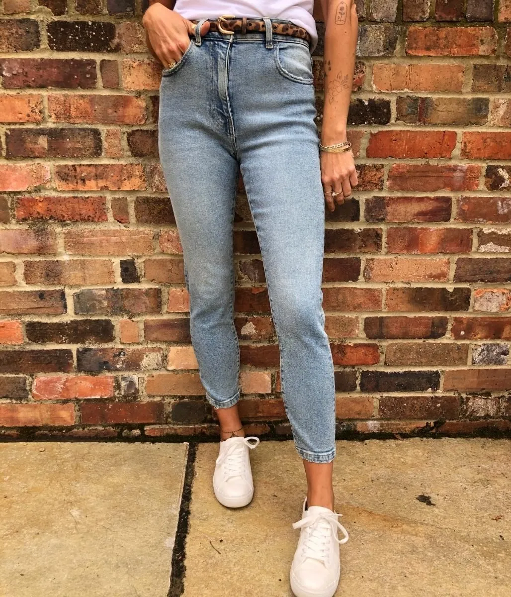 Light Denim Mum Jeans