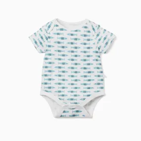 Little Fish Short Sleeve Bodysuit