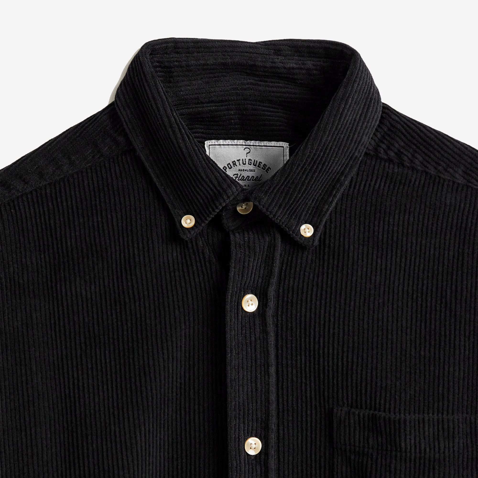 Lobo Corduroy Shirt - Black