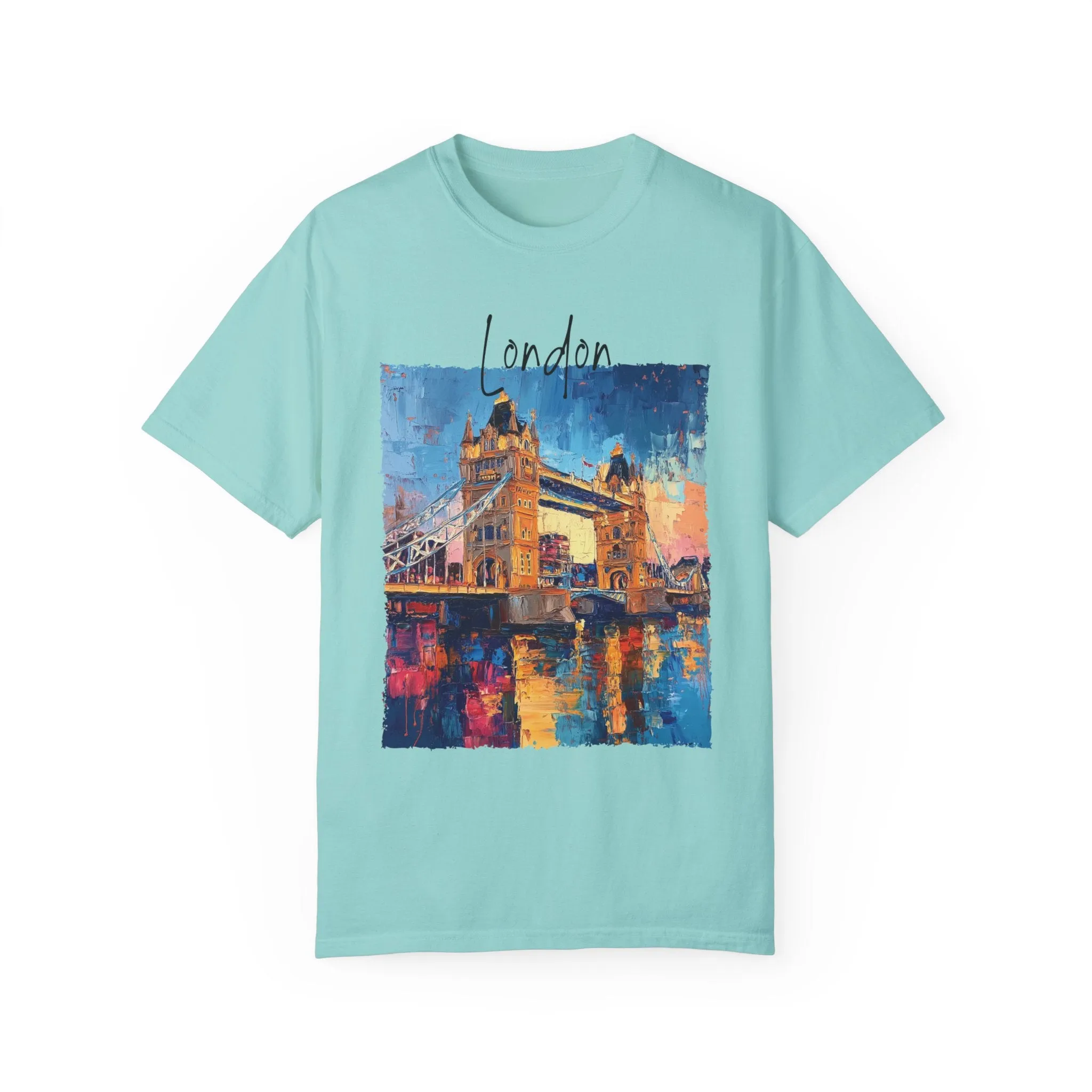 London Shirt, England T-Shirt, Comfort Colors Shirt, Tower Bridge Shirt, London Painting Shirt, London Gifts, London Landmark Shirt