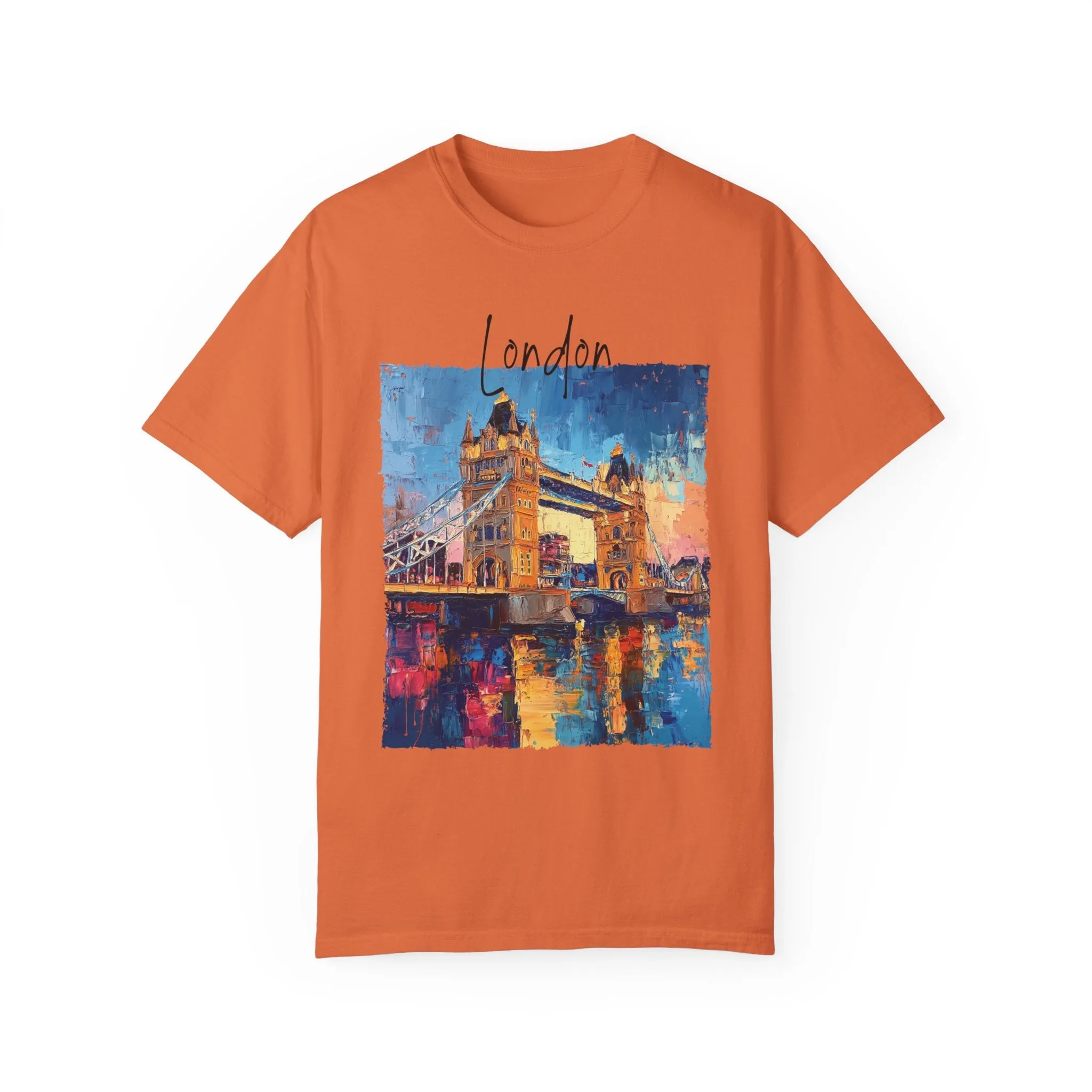 London Shirt, England T-Shirt, Comfort Colors Shirt, Tower Bridge Shirt, London Painting Shirt, London Gifts, London Landmark Shirt